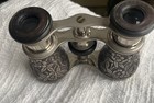 Lemaire Ft Paris Solid Silver Opera Glasses Antique Floral Engraved C1880
