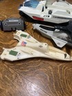 Vintage Gi Joe Vehicles Lot Snow Commander Sky Storm X Wing Fuselage