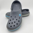 Crocs Crocband Ii Clogs Unisex Men s 9 Women s 11 Charcoal Light Grey 1090