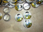 Duran Duran Button Lot Of 100 Prism Buttons 1984 Simon Le Bon Funky Vintage