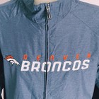 Denver Broncos Reebok On Field Jacket Mens Xl Blue Nfl Embroidered  Full Zip
