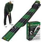 Mini Golf Putting Mat Putting Green Indoor   Outdoor With Ball Return With 