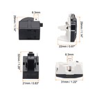 4 X Refrigerators Ptc Starter Relay 1pin 4 7 Ohm Overload Protector 1 2hp