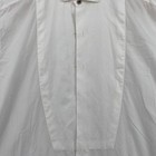 Burberry London White Pleated Front Tuxedo Shirt Mens 16 34 Made In Usa