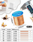 203ft 24 Gauge Copper Wire For Jewelry Making  Pure Dead Soft Bare Copper Wire F