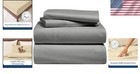 King Size Cotton Flannel Bed Sheet Set - 1800 Thread Count For Ultimate Comfort