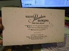 Wrenn Paper Company Alling Cory Cleveland Ohio Advertising Ink Blotter Pad Grads