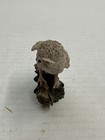 Miniature Owl Figurine Resin Statue Perched On Tree Stump Realistic Bird Decor