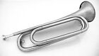 U s  Regulation Bugle tm  - Nickel Silver With Bag  Mouthpiece And Book