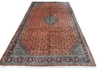 Hand Knotted Bijar Tribal Rust Wool Oriental Area Rug 10 1  X 13 8 