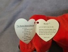  free Shipping  Beanie Baby - Rover The Red Dog  6 5 Inch  New Stuffed Animal