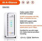 Motorola Arris Surfboard Modem 600 Series Sb6183 Open Box