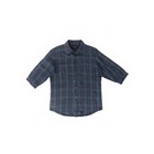 Nom De Guerre Quarter Sleeve Button Up Plaid Shirt Green M