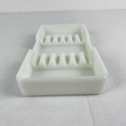 The American Cabinet Co   16-a Vintage 1950 s Milk Glass Dental Dentist Tray 4x8