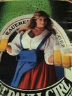 Vintage Beer Poster Advertising Ad 20  X 30  St Pauli Girl Bremen Germany