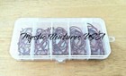 50ct Red Wide Gap Worm Hooks Ewg 3 0  2 0  1 0  1  2 Assorted 10 Each With Box 