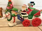 Vtg Fisher Price Little People Christmas Tree Lighting Discovery Park   Train
