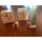 Forest Folk Mice Christmas Fireplace Tree Carolers Figurines With Box