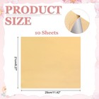 11 4 x8 3  Hot Foil Paper Hot Stamping Transfer Paper  Sheet Of 10  laser Gold 
