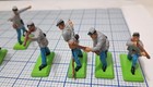 Vintage 1971 Complete Set Of 10 Deetail -britains- Confederate Soldier Figurines