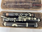 Historic-vintage Wooden Flute W  Wooden Case