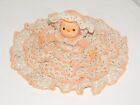 Vintage 1960s Crochet Doll - Bed Pillow Usa Doll - Fibre-craft Scarce