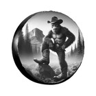 Cowboy Bigfoot Spare Tire Cover  Wheel Covers Tire 16 Inch Cowboybigfoot