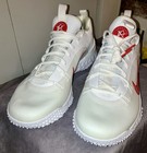 Nike Huarache 9 Elite Turf Lax Lacrosse Men   s Size 12 Red And White 