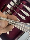Vintage 1847 Rogers Bros    exquisite    1940  51 Pieces  Serv 8 Knife fork spoons Z