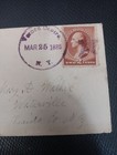 1883 Us Scott 210 2c Red Brown Postage Stamp Of George Washington  fancy Cancel 