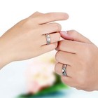 Love Heart Promise  For Couples Wedding Engagement Bands