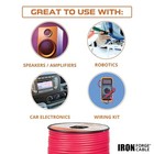 Iron Forge Cable 14 Gauge Wire - 10 Roll Assortment Pack Automotive Wiring Kit W