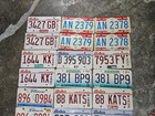 License Plate Lot Of 24