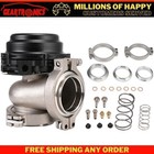 Black- 44mm Wastegate External Turbo W  Tial V-band Flange Spring Mv-r 14psi