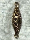 18 Art Nouveau Fusiform Filigree Connectors Antique Gold Finish