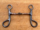 Tear Drop Western Short Shank Colt Bit W Copper Mouth   5 