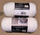 2-pk Red Heart Super Saver Acrylic Yarn Crochet Knitting In White 7 Oz 364 Yard