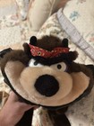 Vtg Tasmanian Devil Looney Tunes Plush Stuffed Animal  89 Biker Jacket 8  Taz Wb