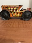 Antique Marx Co  Tin Litho Tractor Wind Up Orange Red Yellow 1930s-50s Vtg Az20