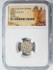 King Henry Lucca Italy Ngc Au 55 Hammered Silver Denier Knights Templar Crusader