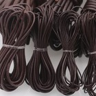 Round Cow Leather Cord Lace Rope Weave String For Necklace Bracelet Bag 16ft
