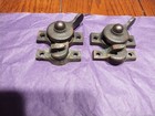 2 Antique Victorian Window Sash Latch Locks Pair Eastlake Solid Brass