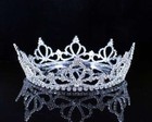 Full Crown Clear Austrian Crystal Rhinestone Tiara Pageant Bridal Party T11888