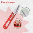 Jubileeyarn Hobby Forge Snips - Stainless Steel - Red