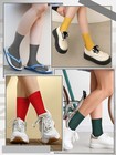 Boardfeb 6 Pairs Tabi Socks Elastic Split Two Toe One Size  Elegant Color 