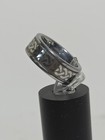 Tungsten Carbide Celtic Knot Band Ring Sz 7 5 