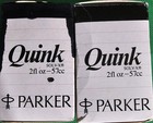 Parker Quink Bottled Ink Black Made In England New