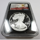 2019 W Ngc Pf70 Ucam Proof Fdi 1 Oz Silver American Eagle Sae Us  1 Coin  55595a