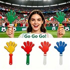 10pcs World Cup Hand Clapper Fan Cheering Noise Maker For Soccer Game Day