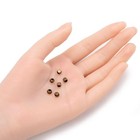 200 Beautiful 4mm 0 16 Inch Small Tiny Cube Spacer Loose Beads Antique Bronze